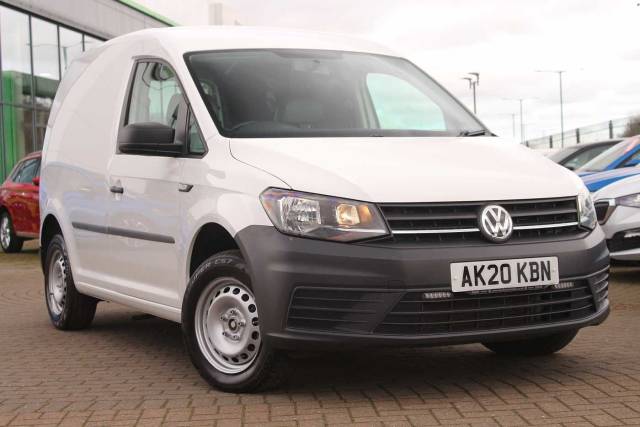 Volkswagen Caddy Van 2.0 TDI (102PS) C20 Startline BMT P/Van Panel Van Diesel Candy White