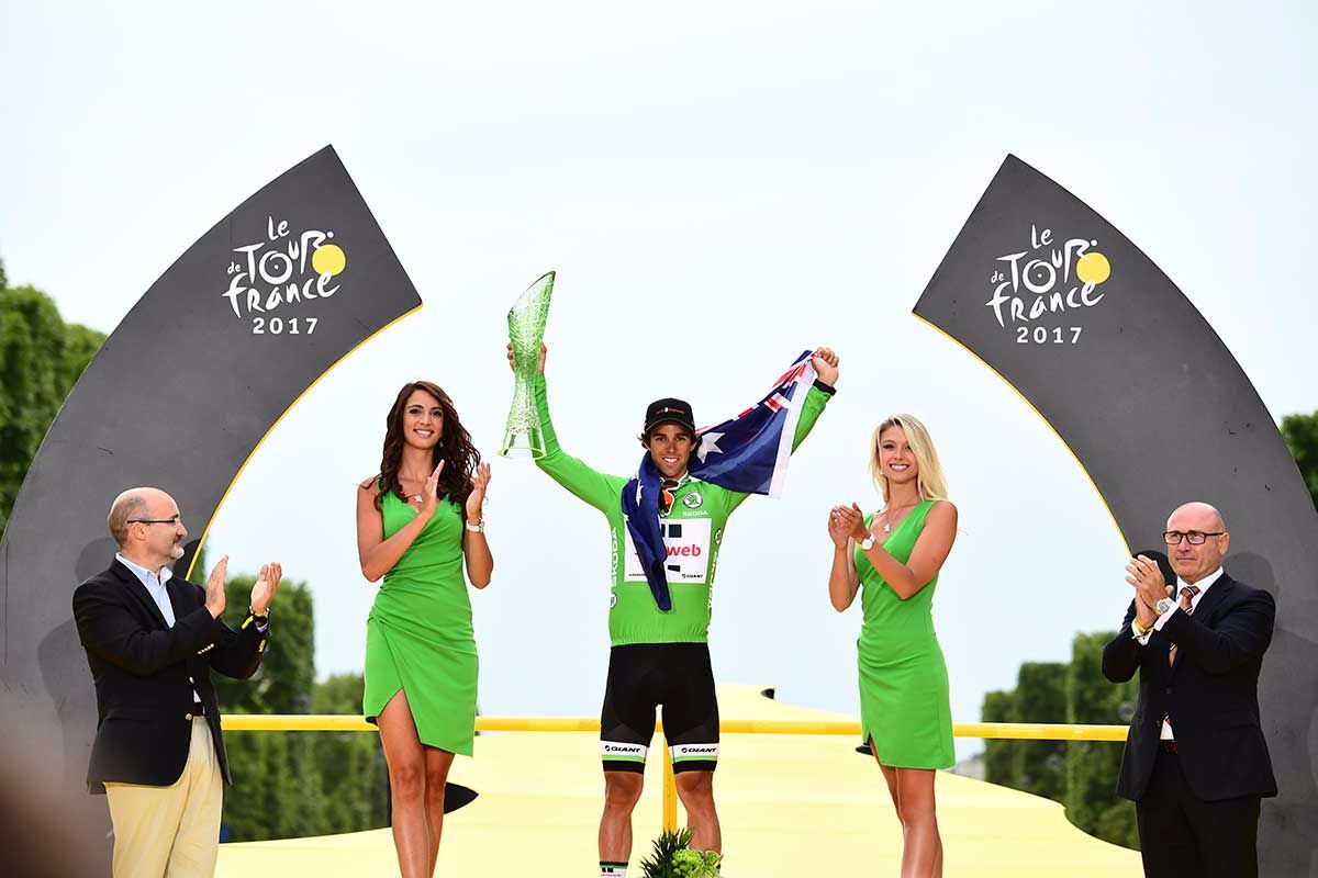 Tour De France Winner Lifts Skoda Trophy