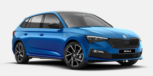 New ŠKODA Scala - Race Blue Metallic