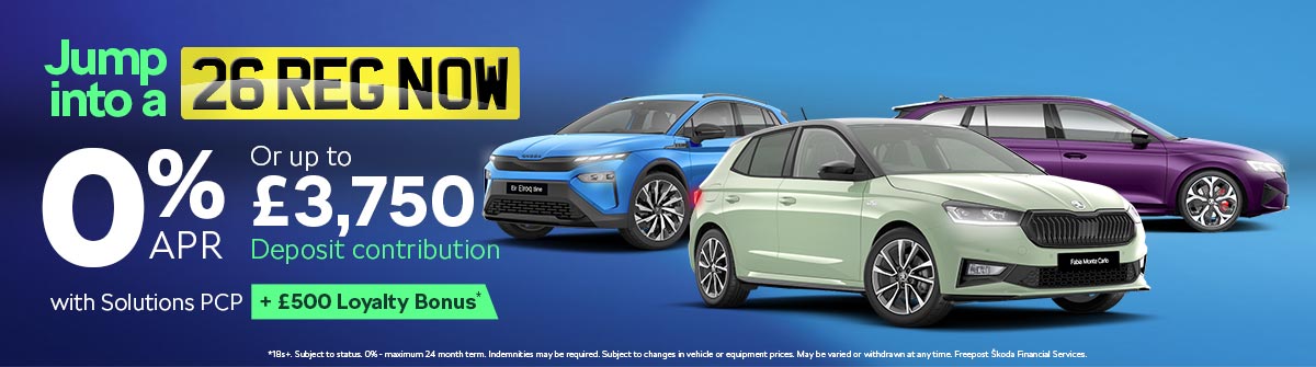 Jump into a 26 Plate Škoda