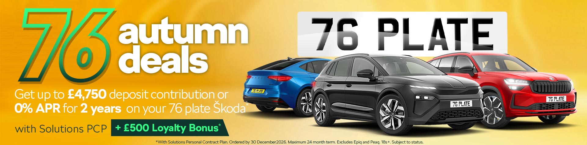76 Autumn Deals Škoda